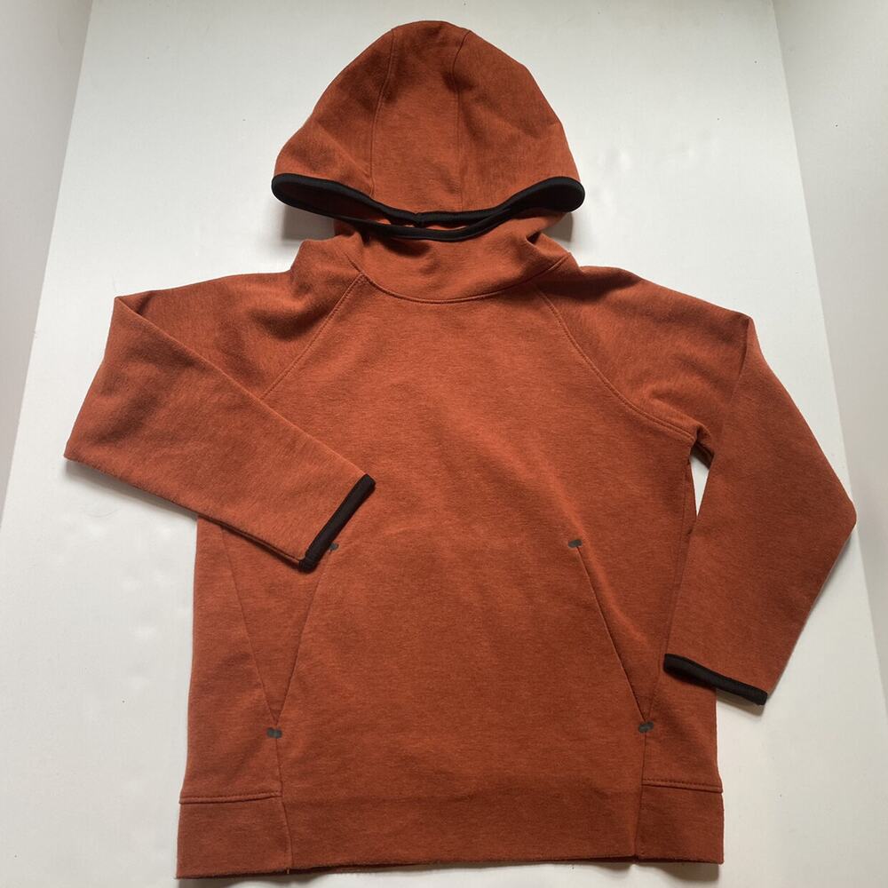 Old Navy Rust Burnt Orange Active Dynamic Tech Hoodie